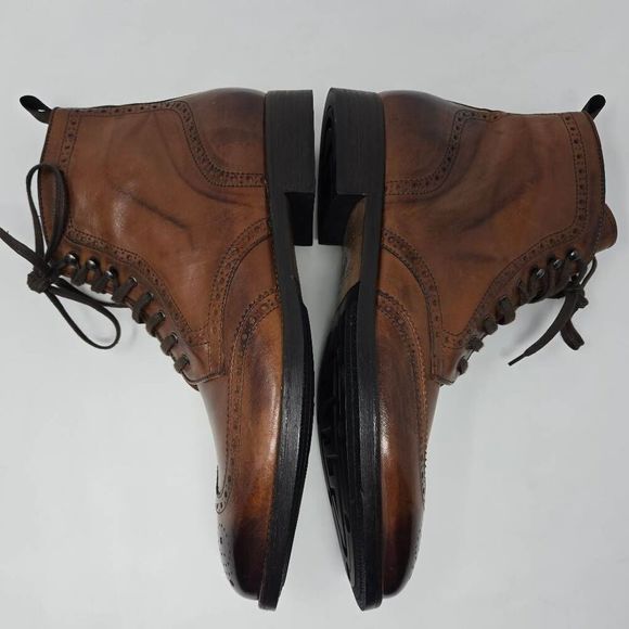 To Boot New York Brennan brown wingtip brogue lace up boots To Boot New York Brennan Lace Up Brogue Boot | Mercari main image 3
